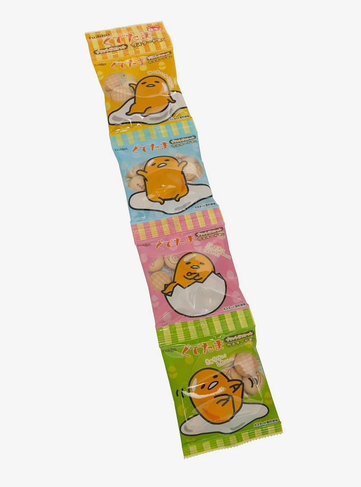 Gudetama Ribbon Custard Biscuits 4 Pack