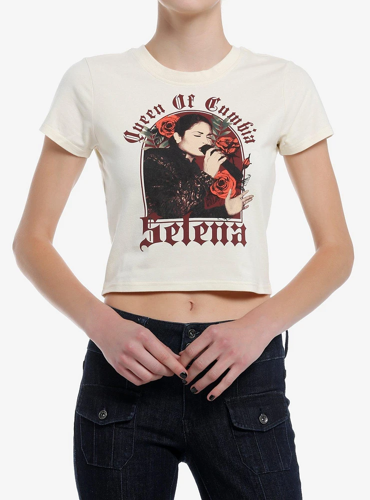 Selena Queen Of Cumbia Girls Baby T-Shirt