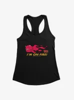 Hot Stuff The Little Devil I'm On Fire Womens Tank Top