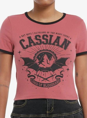 A Court Of Thorns And Roses Cassian Ringer Girls Baby T-Shirt