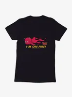 Hot Stuff The Little Devil I'm On Fire Womens T-Shirt