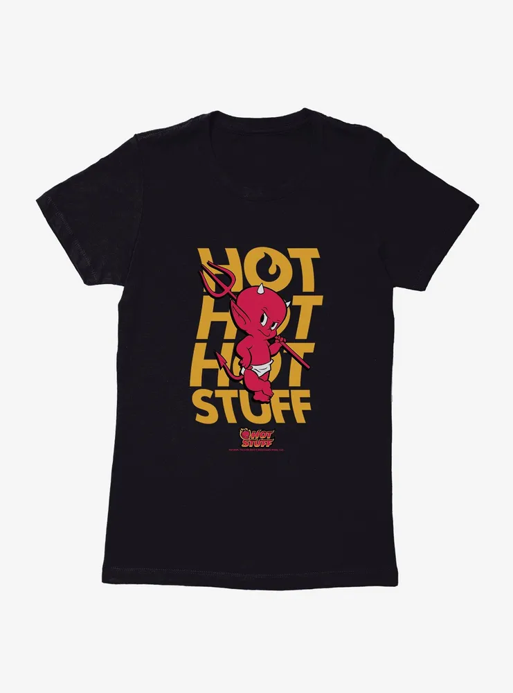 Hot Stuff The Little Devil Pose Womens T-Shirt