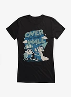 Over The Garden Wall Blue Monochrome Group Girls T-Shirt