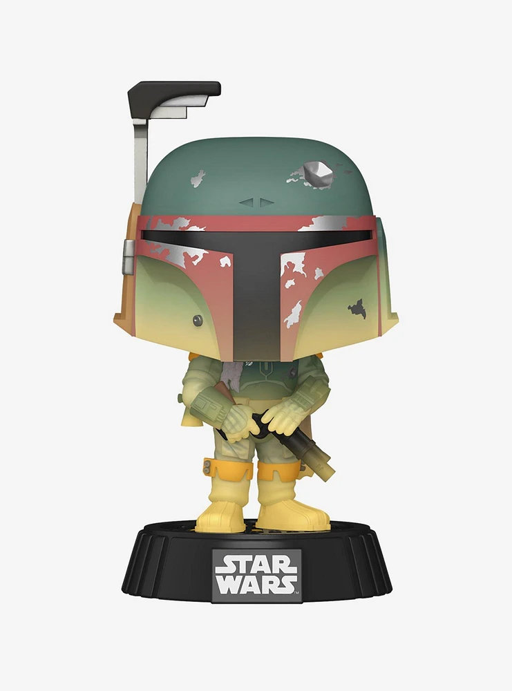 Funko Star Wars Pop! Boba Fett Glow-In-The-Dark Vinyl Bobble-Head Figure