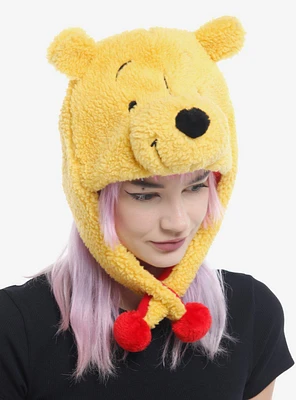 Disney Winnie The Pooh Sherpa Tassel Beanie