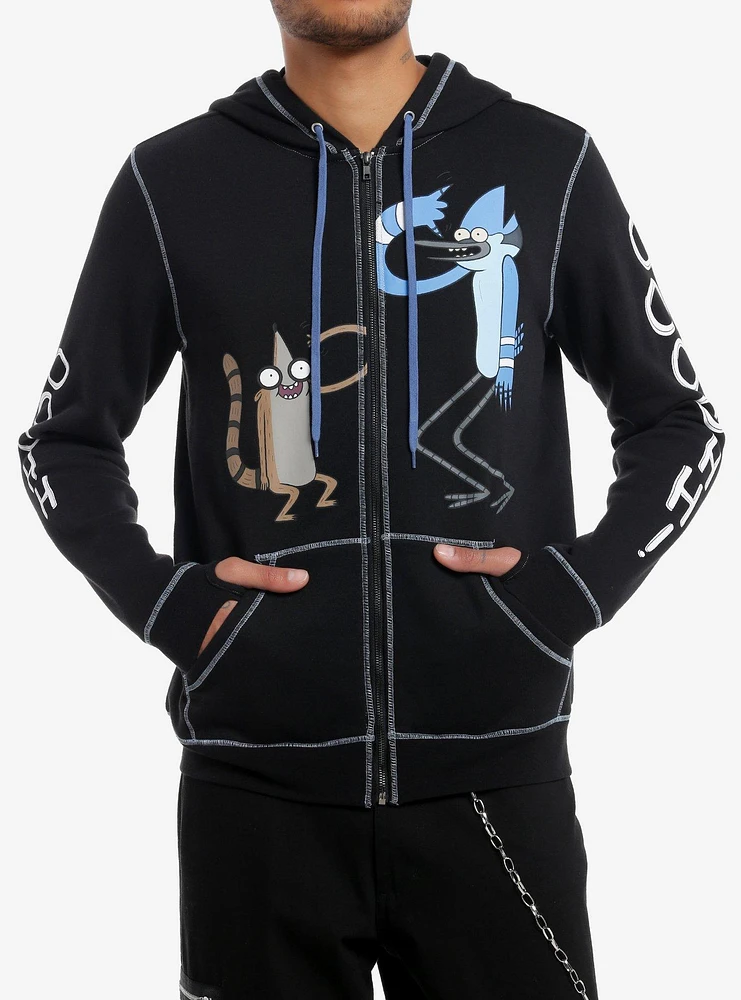 Regular Show Mordecai & Rigby Ooohh Hoodie