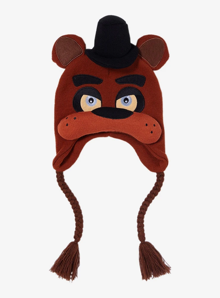 Five Nights At Freddy's Freddy Fazbear Figural Tassel Beanie