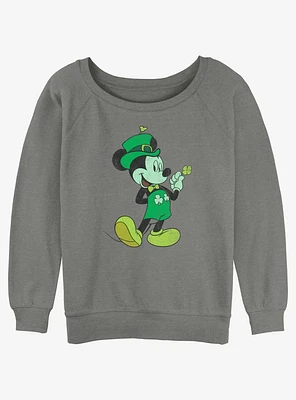 Disney Mickey Mouse Lucky Girls Slouchy Sweatshirt