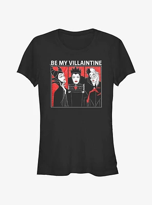 Disney Villains Be My Villaintine Girls T-Shirt