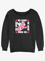 Care Bears Be Mine Love-a-Lot Bear Cupid Girls Slouchy Sweatshirt