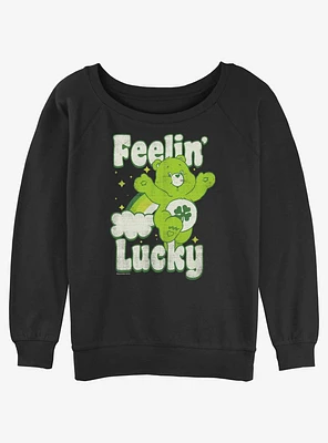 Care Bears Feelin' Lucky Girls Slouchy Sweatshirt