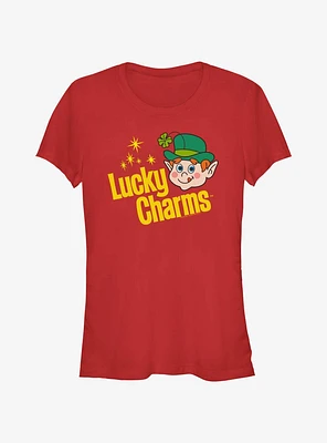 Lucky Charms Logo Retro Girls T-Shirt