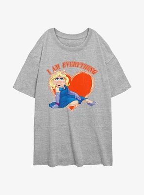 Disney The Muppets Miss Piggy I Am Everything Girls Oversized T-Shirt