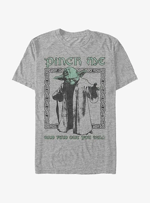 Star Wars Yoda Pinch Me And Find Out You Will T-Shirt