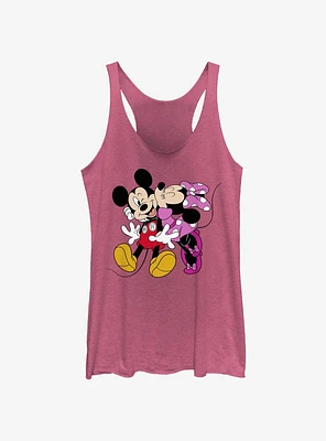 Disney Mickey Mouse & Minnie Hugs Kisses Girls Tank Top