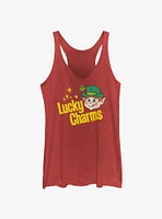 Lucky Charms Logo Retro Girls Tank