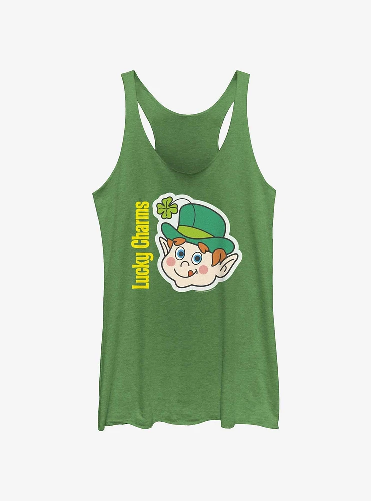 Lucky Charms Retro Face Girls Tank