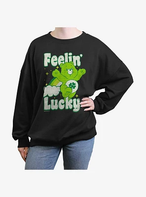 Care Bears Feelin' Lucky Girls Oversized Sweatshirt