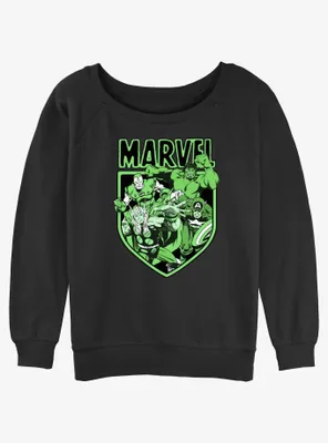 Marvel Avengers Tonal Womens Slouchy Sweatshirt