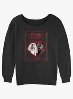 Bride of Chucky The Lovers Womens Slouchy Sweatshirt