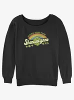 Dungeons & Dragons Here For Shenanigans Womens Slouchy Sweatshirt