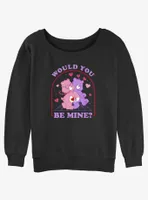 Care Bears Would You Be Mine Womens Slouchy Sweatshirt