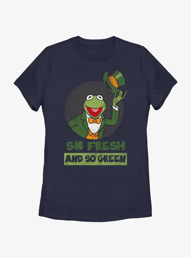 Disney The Muppets Kermit Fresh And Green Womens T-Shirt