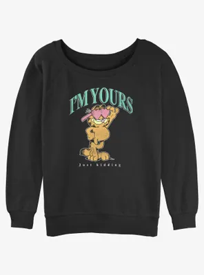 Garfield I'm Yours Womens Slouchy Sweatshirt