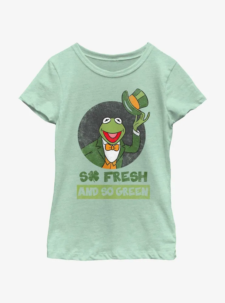 Disney The Muppets Kermit Fresh And Green Youth Girls T-Shirt