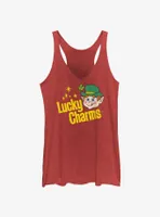 Lucky Charms Logo Retro Womens Tank Top