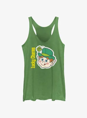 Lucky Charms Retro Face Womens Tank Top