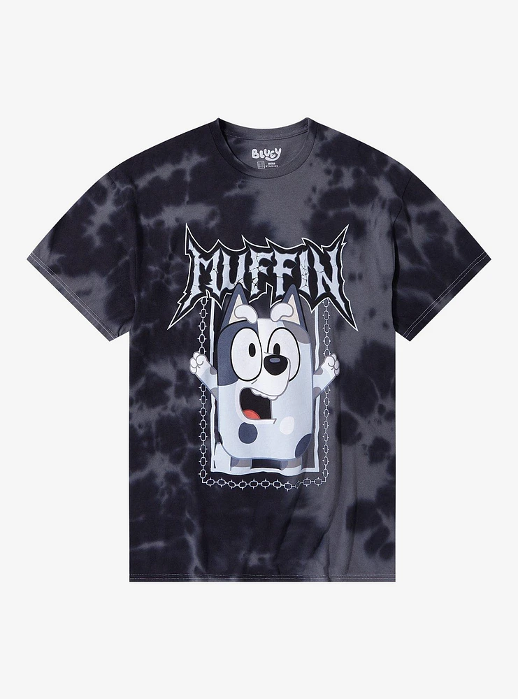 Bluey Muffin Metal Tie-Dye T-Shirt