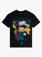 My Hero Academia Midoriya Jumbo Print Dark Wash T-Shirt