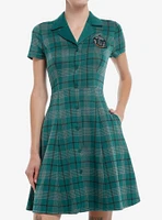 Her Universe Harry Potter Slytherin House Plaid Dress