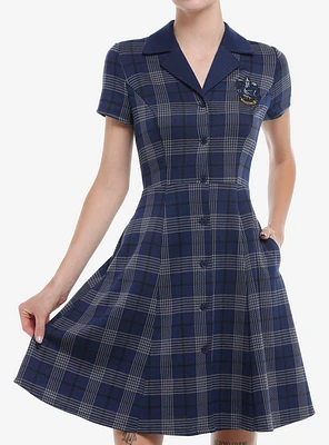 Her Universe Harry Potter Ravenclaw House Plaid Dress