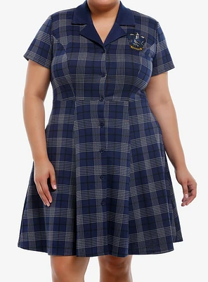 Her Universe Harry Potter Ravenclaw House Plaid Dress Plus