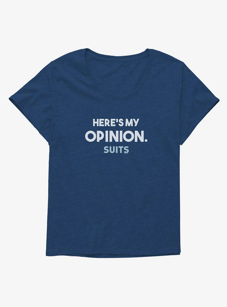 Suits Here's My Opinion. Girls T-Shirt Plus