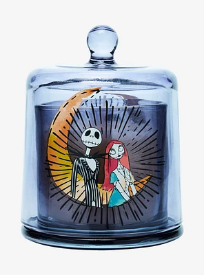 Disney The Nightmare Before Christmas Jack & Sally Candle with Dome Lid