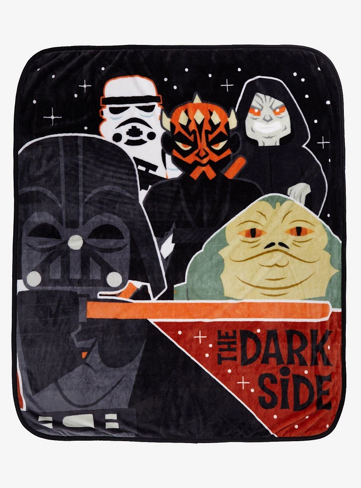 Star Wars The Dark Side Villains Fleece Throw - BoxLunch Exclusive