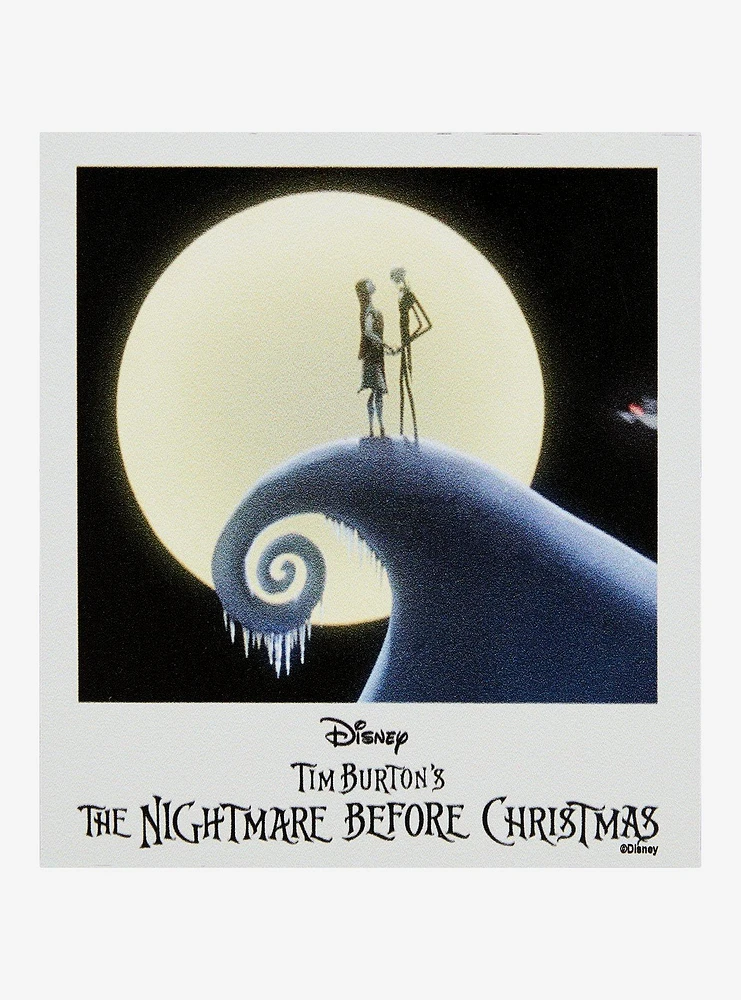 The Nightmare Before Christmas Spiral Hill Picture Magnet Decal