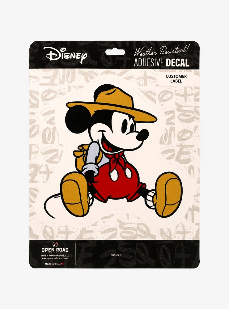 Disney Mickey Mouse Adventurer Car Decal