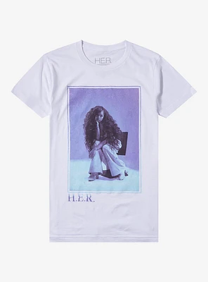 H.E.R. Glitter Portrait Boyfriend Fit Girls T-Shirt