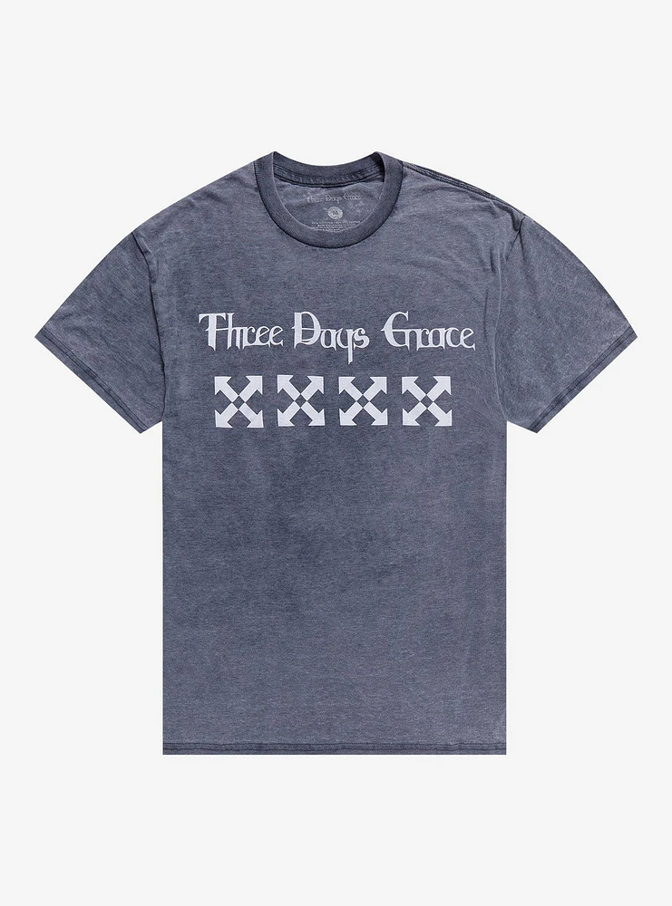Three Days Grace Arrows Boyfriend Fit Girls T-Shirt