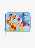 Loungefly Disney Winnie the Pooh Balloon Group Portrait Small Zip Wallet - BoxLunch Exclusive