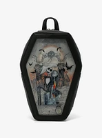 The Nightmare Before Christmas Jack & Sally Pin Collector Coffin Mini Backpack