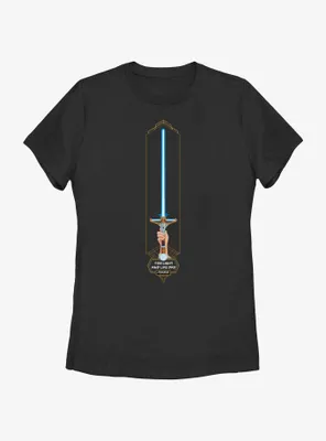 Star Wars Life Day High Republic Lightsaber Womens T-Shirt