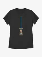 Star Wars Life Day High Republic Lightsaber Womens T-Shirt