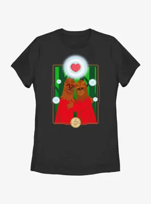 Star Wars Life Day Wookie Love Womens T-Shirt