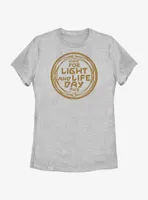 Star Wars For Light And Life Day Badge Womens T-Shirt