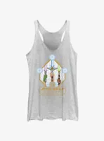 Star Wars Life Day Lightsaber Trio Badge Womens Tank Top